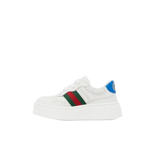GUCCI Низкий Топ Детские Скейтбординги Белый Детский