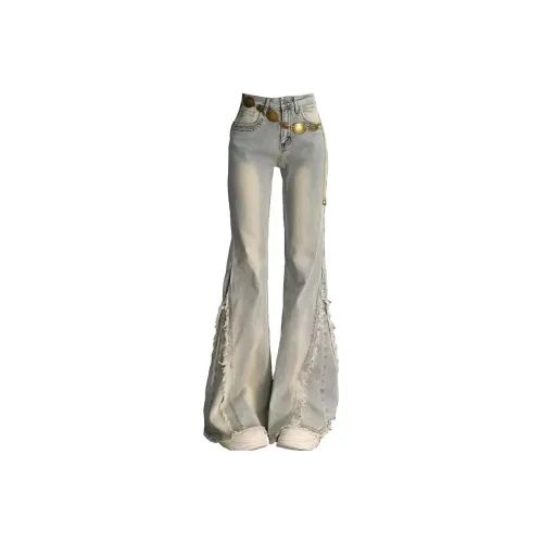 ONENINE34PM Синий Женские Джинсы