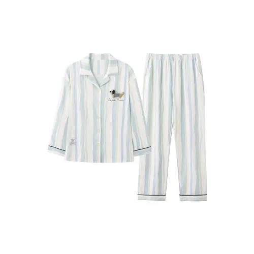 MAKEGONGZHU M8395 Пара Женские Пижамные комплекты