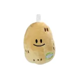 Зеленый логотип, улыбка, картофель