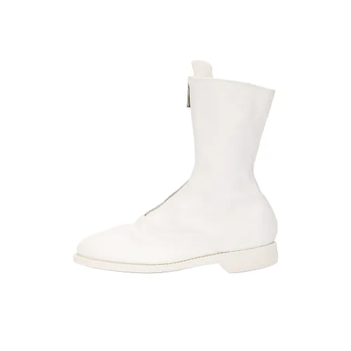 GUIDI 310 Колено Высокие сапоги Женские Белые