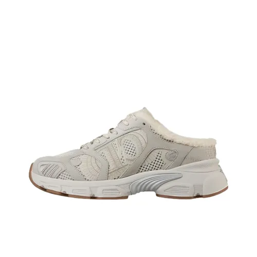 DIOR Dioralps Chrono Low Топ Толстая подошва Кроссовки Женские Бежевые