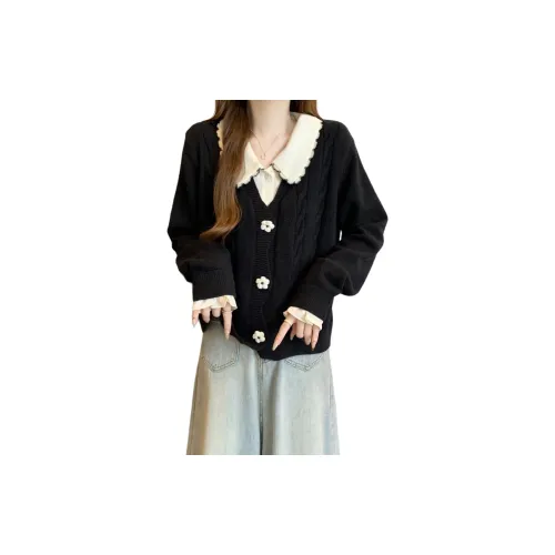 Maycaur Черные Женские Свитера