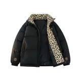 Черный [С принтом по всей поверхности, леопардовый принт, подкладка]