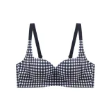 Круглый размер бюстгальтера, американский, черная клетка