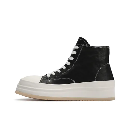 Viplander Кожаные ботинки Короткий Мартин Бот Мужской Черный Белый