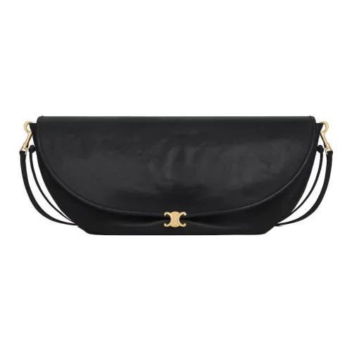 CELINE Triomphe Sheepskin Сумка через плечо Женская Черная