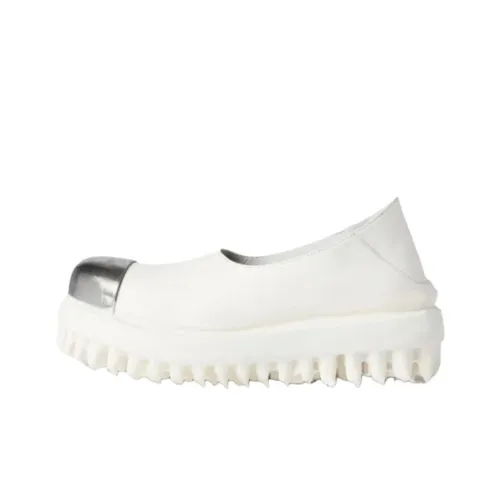 424 MINER Повседневные кожаные туфли Мужские Белые