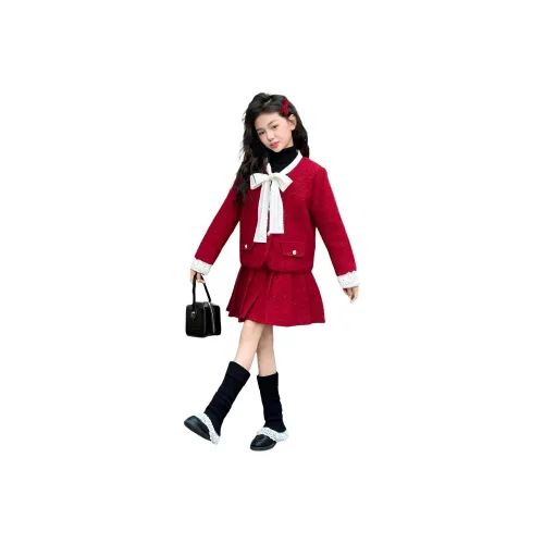 Детский комплект GULIJIA с юбкой осенне-зимний