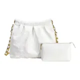 Вощеная кожа, белый