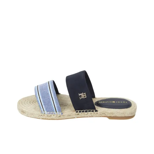 Tommy Hilfiger Шлепанцы Унисекс Синий Черный