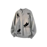 Конопля серого цвета (V-образный вырез)