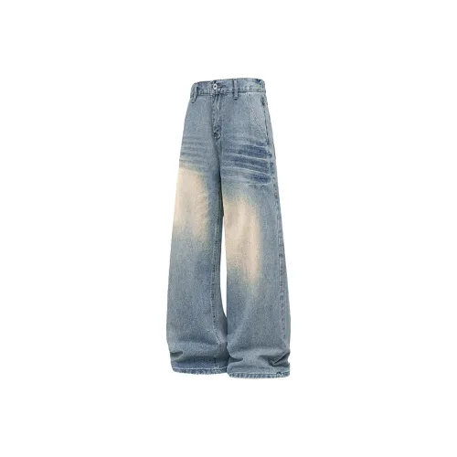 ICVBL Синий Унисекс Джинсы