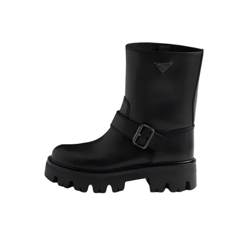 PRADA Ботильоны 5 см Женские Черные