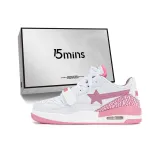 Бело-розовый