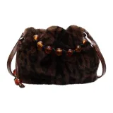 Леопардовый принт, коричневый