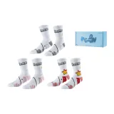 3 шт. (Бело-серый + Бело-розовый + Белый и красный) Подарочная коробка Набор