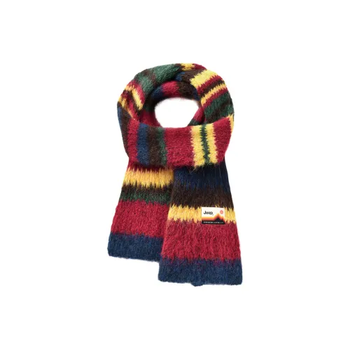 Jeep Смесовая шерсть Вязаные шарфы Унисекс