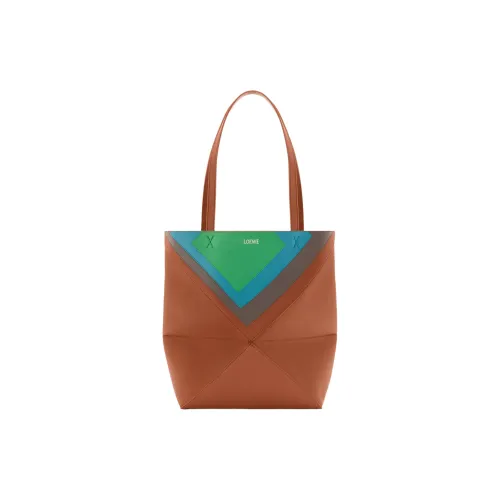 LOEWE Совместное издание Albers Коллаборация Puzzle Fold Телячья кожа Сумка через плечо сумка среднего размера Женская