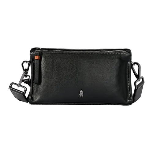 Hush Puppies Сумка через плечо из коровьей кожи стандартная мужская черная