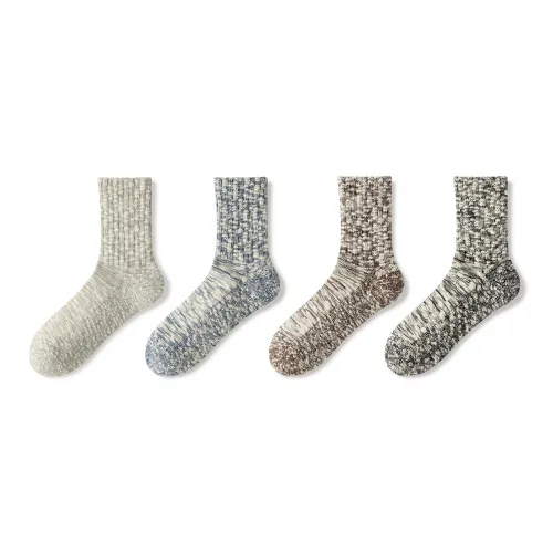 MIANZHUWU Носки Crew Мужские упаковка из 4 пар