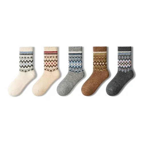 PRIMEET Носки Crew Женские упаковка из 5 пар