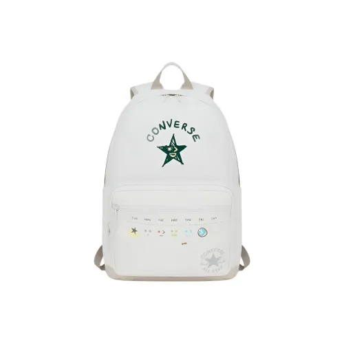 Конверс GO 2 Screens Напечатанный узор Рюкзак Унисекс Белый
