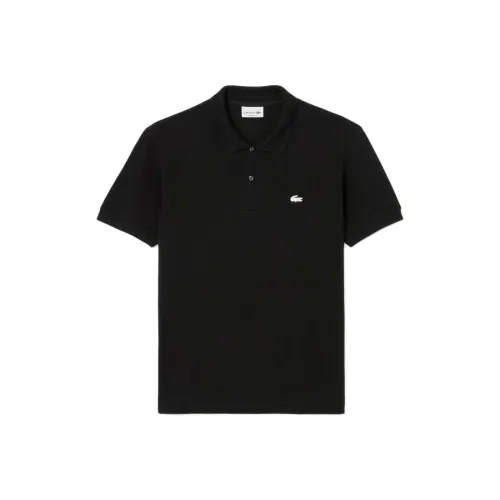LACOSTE Collaboration 031 Черное мужское поло