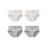 [Класс A Хлопок 10A Антибактериальный] Экрю + Экрю + Светло-серый Синий + Светло-серый Синий