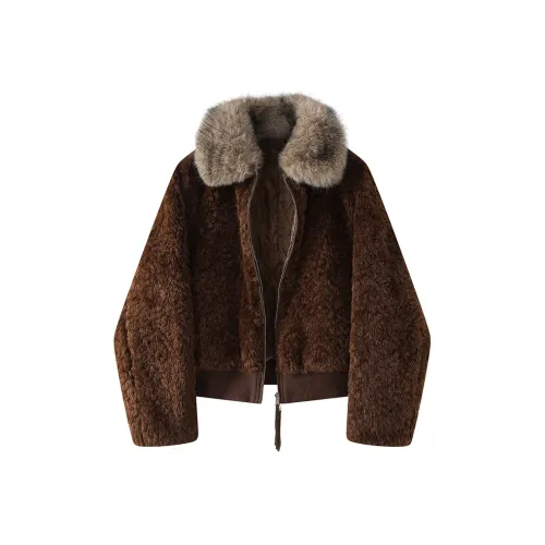 FAVMARTHA Вельвет Feel Пальто Женское