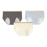 Кремовая кожа + Темный кофейный + Кремово-голубой