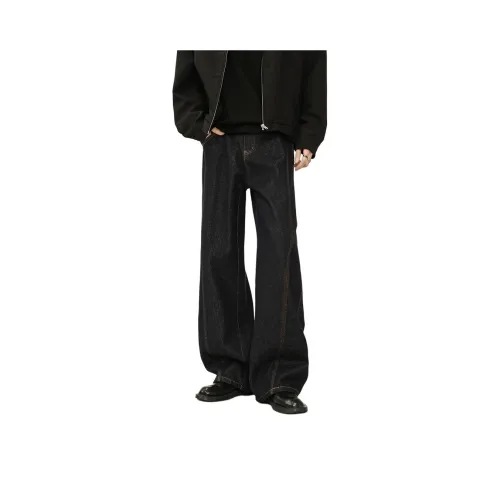 ZENGZHI Темно-синий 6002 Унисекс Джинсы