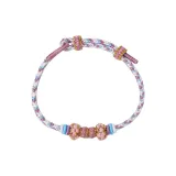 Браслет "Конфетный" с цветением персика - фиолетовый