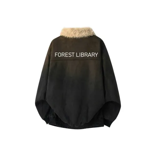 FOREST LIBRARY Хлопковый пуховик унисекс