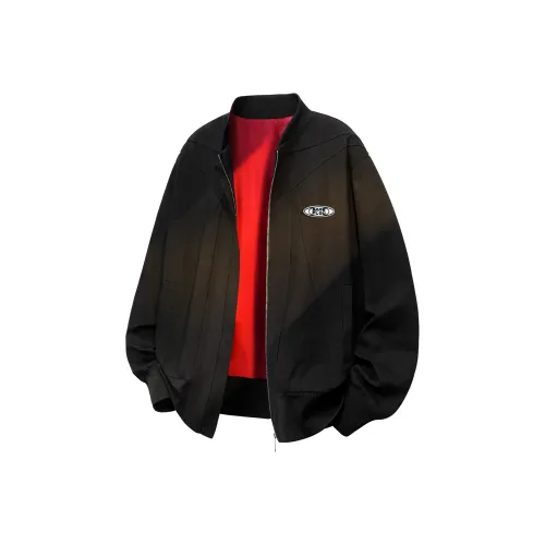 SAME FLOW Черный [Съемный бренд брошь] Унисекс Пуховики