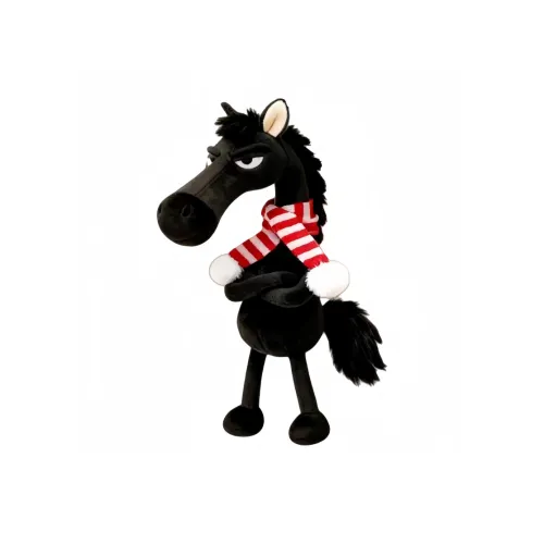 MENGSHUQI Креативный The Chosen Черная Лошадь Плюшевая Подвеска 14 см Длина Тела