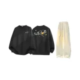 Темно-серый + Абрикос (Наборы одежды)