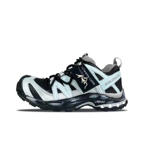 SALOMON XA PRO 3D Амортизация Поддержка Низкий Верх Беговые кроссовки Унисекс Черный Зеленый