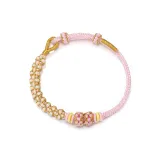 Браслет "Пирсиковый цветок" - Персиковый цветок