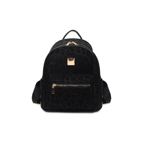 CAREELL ПУ (полиуретан) Рюкзак Стандартный Женский Черный Кофейный Коричневый