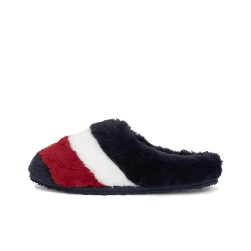 Tommy Hilfiger Устойчивые к истиранию Домашние тапочки Женские Синий Белый Красный