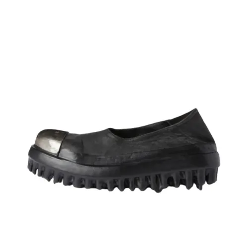 424 MINER Повседневные кожаные туфли Мужские Черные