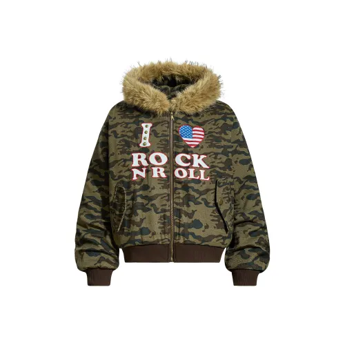 WAYHWEI Камуфляж Унисекс Пуховики