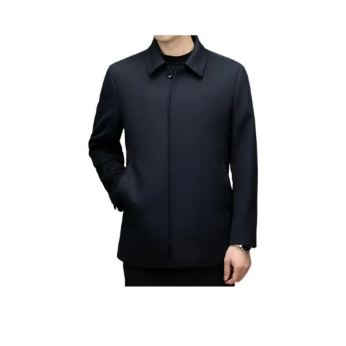 DKRVT Темно-синий [Упаковка] Мужское пальто