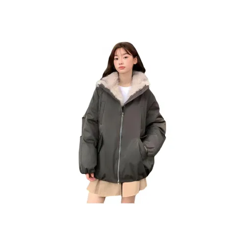 EFCR Армейский зеленый Женские пуховики