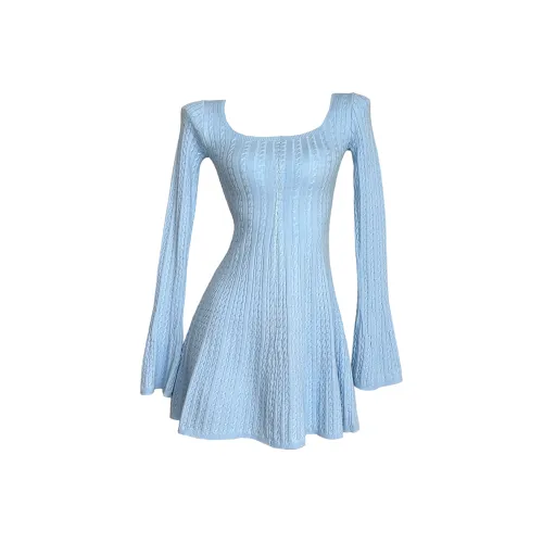 GRAYISMOON Длинное платье с длинными рукавами женское