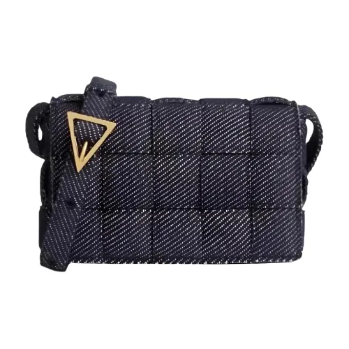 Bottega Veneta CASSETTE Pillow Bag Минималистский стиль Плечевая сумка Унисекс Темно-синий