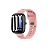 Рельефный силиконовый ремень с застежкой [розовый]