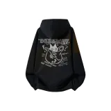 Тяжелый полиэстер-хлопок, черный-серый (с флисовой подкладкой)