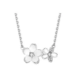 Ожерелье "Вишневый цветок Dance" (Серебряное)